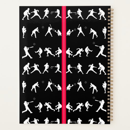 Honkbal Planner (Achterkant)