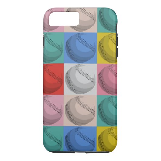  honkbal Pop kunst Case-Mate iPhone Case (Achterkant)