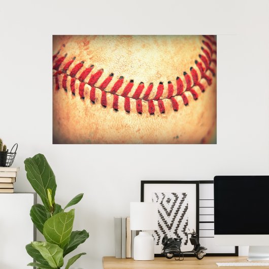  honkbal poster (Thuiskantoor)