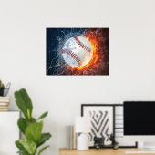 honkbal poster (Thuiskantoor)