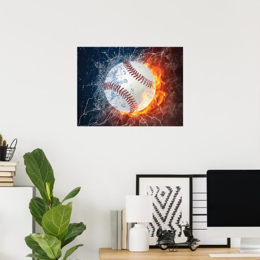 honkbal poster (Thuiskantoor)
