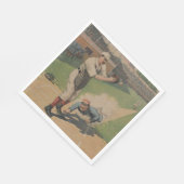 Honkbal Poster Papier Servet (Hoek)