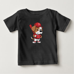 Honkbal Puppy Cartoon