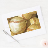 Honkbal Rechthoekige Sticker (Envelop)