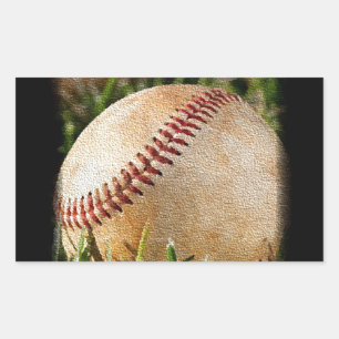 Honkbal Rechthoekige Sticker