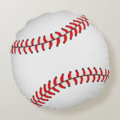 Honkbal Rond Kussen (Achterkant)