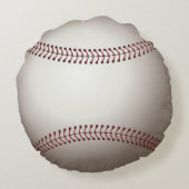 Honkbal Rond Kussen (Achterkant)