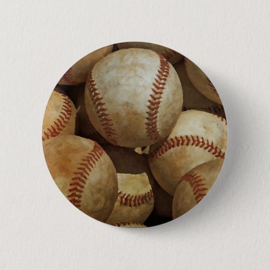 Honkbal Ronde Button 5,7 Cm (Voorkant)