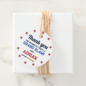 Honkbal Ronde dank u Verjaardag Bedankjes Labels (In situ)