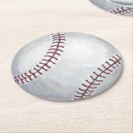 Honkbal Ronde Kartonnen Onderzetter