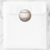 Honkbal Ronde Sticker (Tas)