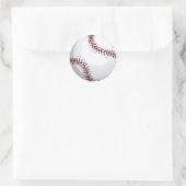 Honkbal Ronde Sticker (Tas)