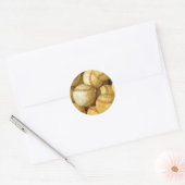 Honkbal Ronde Sticker (Envelop)