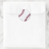 Honkbal Ronde Sticker (Tas)