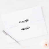 Honkbal Ronde Sticker (Envelop)