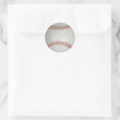 Honkbal Ronde Sticker (Tas)