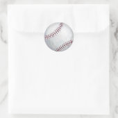 Honkbal Ronde Sticker (Tas)