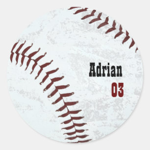 honkbal ronde sticker
