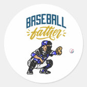 Honkbal Ronde Sticker