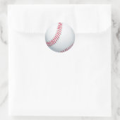 Honkbal Ronde Sticker (Tas)
