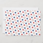 Honkbal Rookie 1e Verjaardag Party Foto Bedankkaart (Achterkant)