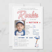 Honkbal Rookie Stats Schattigee Photo Boy 1st Verj Kaart (Voorkant)