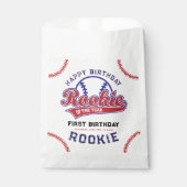 Honkbal Rookie van het Jaar 1e verjaardag Bedankzakje (Voorkant)