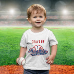 Honkbal Rookie van het Jaar 1e Verjaardagsfeest<br><div class="desc">Schattige noodlijdend honkbal-thema "Rookie van het Jaar" jongenseerste verjaardagsfeestontwerp.</div>