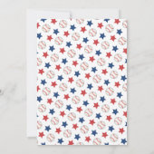 Honkbal Rookie van het Jaar 1e Verjaardagsfeest Bedankkaart (Achterkant)