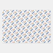 Honkbal Rookie van het Jaar 1e Verjaardagsfeest Inpakpapier Vel (Voorkant 3)