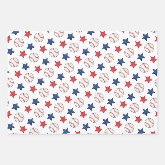 Honkbal Rookie van het Jaar 1e Verjaardagsfeest Inpakpapier Vel (Voorkant)