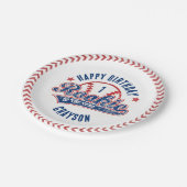 Honkbal Rookie van het Jaar 1e Verjaardagsfeest Papieren Bordje (Gekanteld)