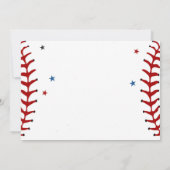 Honkbal Rookie van het Jaar Baseball 1e verjaardag Kaart (Achterkant)