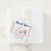 Honkbal Rookie van het Jaar Eerste Verjaardag Bedankjes Labels (In situ)