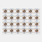 Honkbal Rookie van het Jaar Foto Verjaardag Inpakpapier Vel (Voorkant)