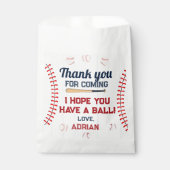 Honkbal Rookie van het Jaar Verjaardag Bedankzakje (Voorkant)