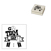 Honkbal Rubberstempel (Gestempeld)