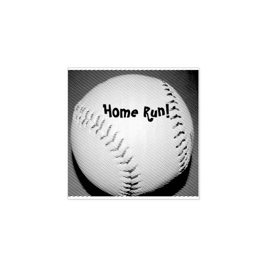 Honkbal Rubberstempel (Afrduk)