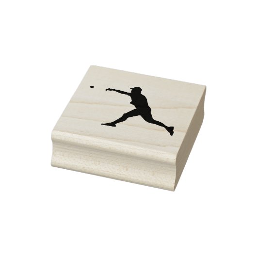 honkbal rubberstempel (Stempel)