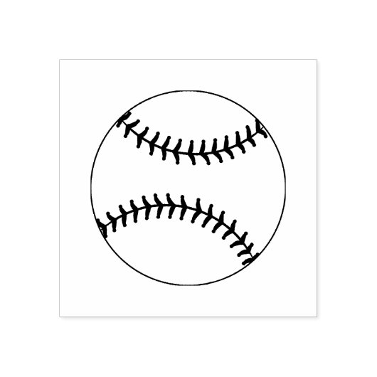 Honkbal Rubberstempel (Afrduk)