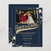 Honkbal save the date met foto (Voorkant / Achterkant)