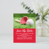 Honkbal save the date voor Honkbalfeest Briefkaart (Staand voorkant)