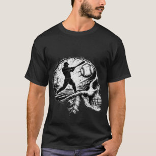 Honkbal Schedel Swing T-shirt