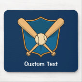 Honkbal Schild Muismat (Voorkant)