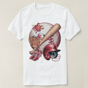 Honkbal Seizoen Heren Basic T-Shirt