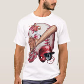 Honkbal Seizoen Heren Basic T-Shirt (Voorkant)