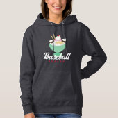 Honkbal Seizoen Ice Cream Sundae Hoodie (Voorkant)