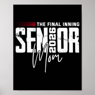 Honkbal senior moeder 2026 laatste inning honkbalB Poster
