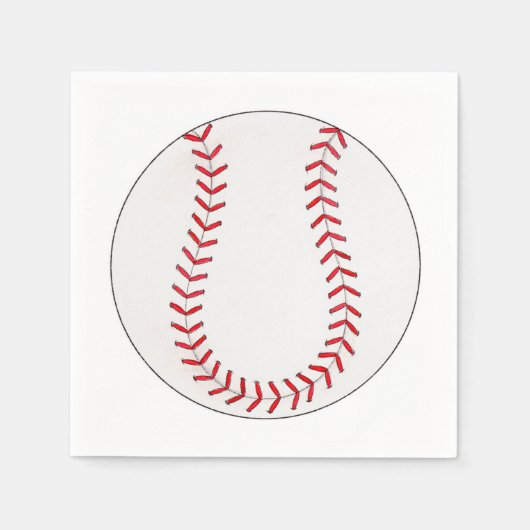 Honkbal Servetten (Voorkant)