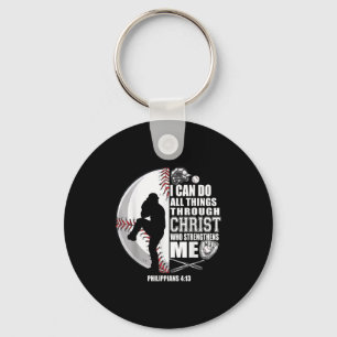 Honkbal-shirt Kinder meisjes Christelijk Jesus Boy Sleutelhanger